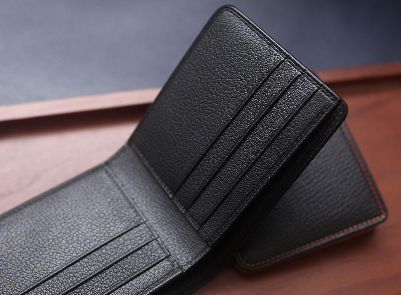 Modern Bridle Wallet 02 - Purely Handwork Leather Craft