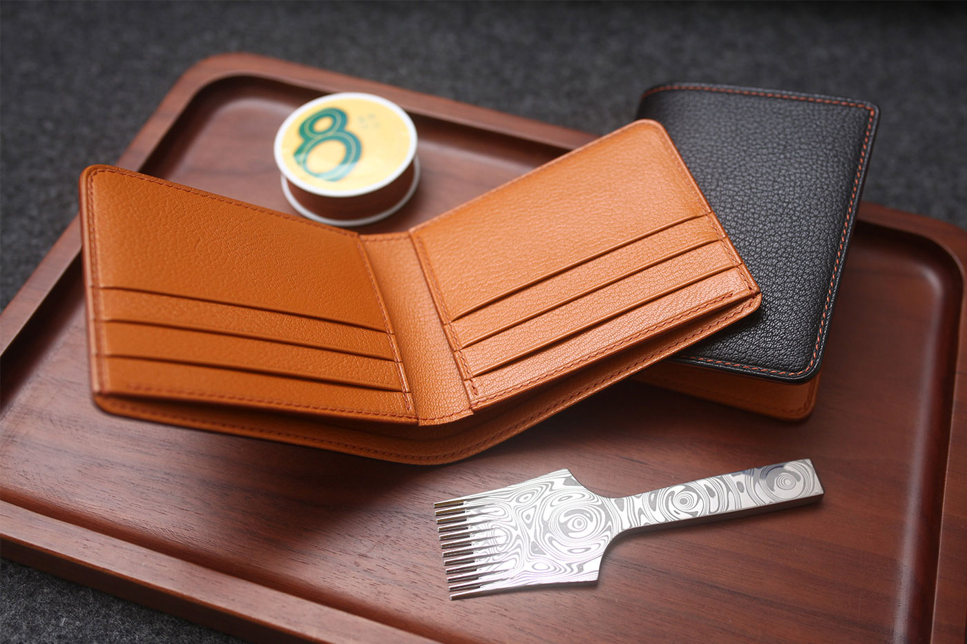 Shell Cordovan Wallet – Purely Handwork Leather Craft